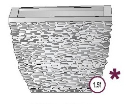 Форма для изготовления цветочницы 1.51 47х75х75 см фото 1