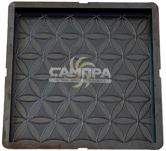 Форма Квадрат Цветок Жизни 30х30х3 см фото 1